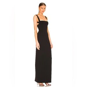 NWT Solace London Joni maxi Dress in Black